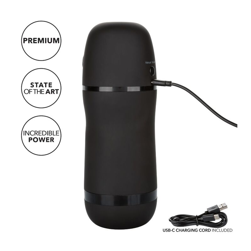 CALEXOTICS - OPTIMUM POWER MASTURBATOR MIT VIBRATION UND STIMULIERENDEN WELLEN