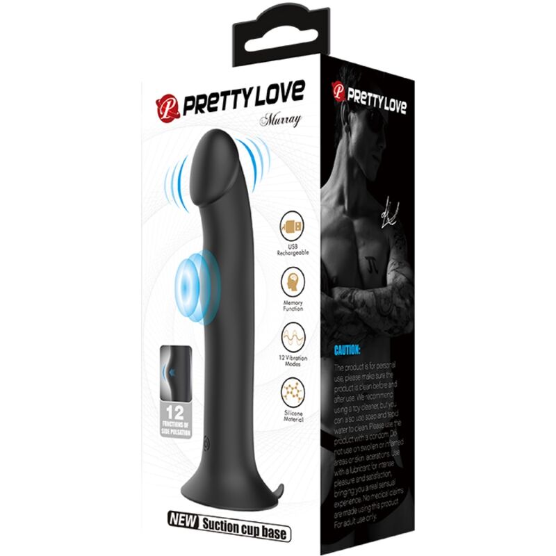 PRETTY LOVE - MURRAY VIBRATOR UND KLITORISSTIMULIERENDE WELLEN SCHWARZ