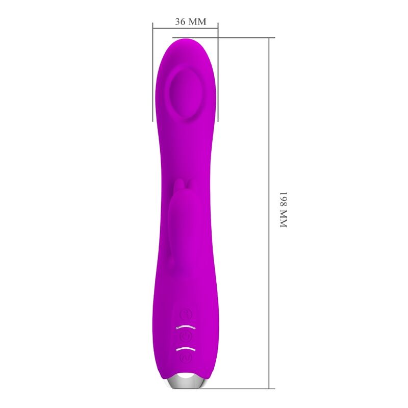 PRETTY LOVE - REGINA VIBRATOR - WIEDERAUFLADBAR STIMULIERENDE WELLEN LILA