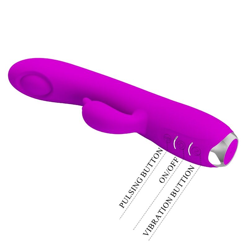 PRETTY LOVE - REGINA VIBRATOR - WIEDERAUFLADBAR STIMULIERENDE WELLEN LILA