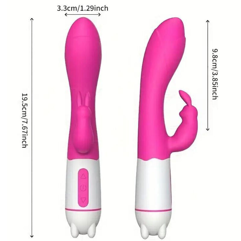 ARMONY HAPPY VIBRATOR & STIMULATOR RABBIT FUCHSIA
