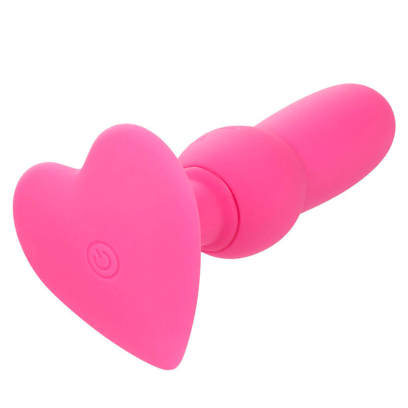 CALEXOTICS - FIRST TIME ANAL PLUG MIT PERLENSONDE 10 VIBRATIONEN ROSA