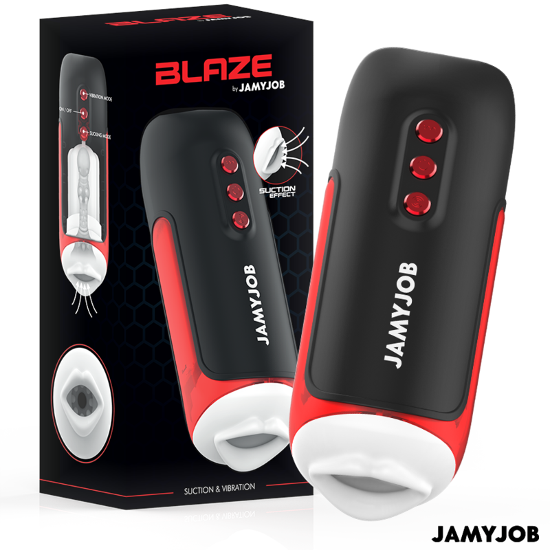 JAMYJOB - BLAZE AUTOMATISCHER MUNDMASTURBATOR 5 MODI STIMULIERENDE WELLEN UND VIBRATION