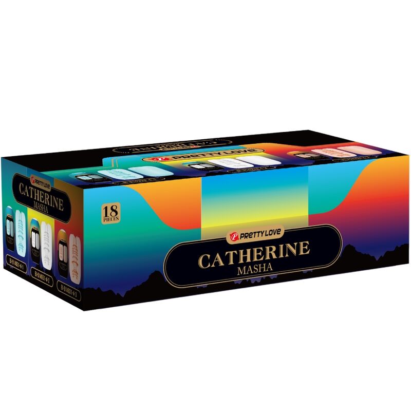 PRETTY LOVE - MASHA PACK 18 VERSCHIEDENE MÄNNLICHE MASTRUBATOREN